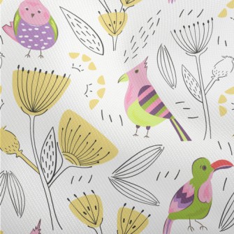 Wild Birds And Flowers Dobby