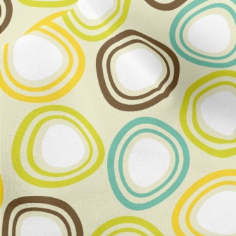 Egg-shaped Ellipse Geometry Micro Fleece