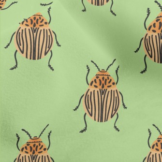 Neatly Arranged Ladybugs Micro Fleece