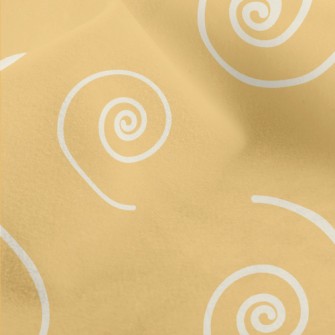 Mysterious Curly Lines Micro Fleece