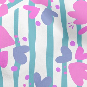 Children&#39;s Love Graffiti Micro Fleece