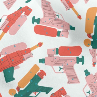 Colorful Water Gun Micro Fleece