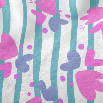 Children&#39;s Love Graffiti Minky