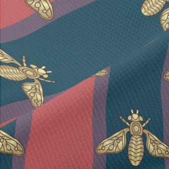 Striped Shiny Moth Piqué