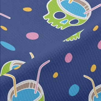 Funny Skull Drink Piqué