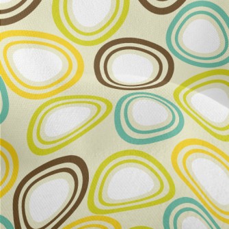 Egg-shaped Ellipse Geometry Lightweight Performance Linen
