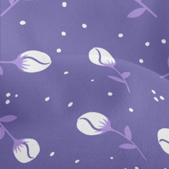Beautiful Rose Buds Lightweight Performance Linen