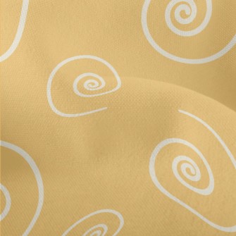 Mysterious Curly Lines Lightweight Performance Linen