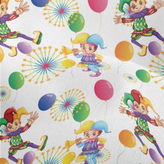 Juggling Jolly Clown Lightweight Performance Linen