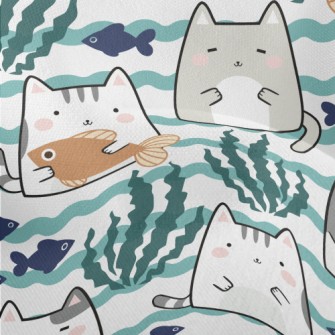 Like Fish And Kittens Lightweight Performance Linen
