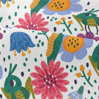 Garden Grasshopper Caterpillar Modern Jersey