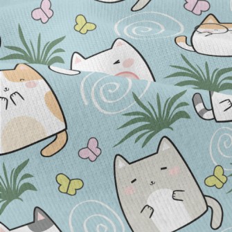 Cute Cat Family Modern Jersey