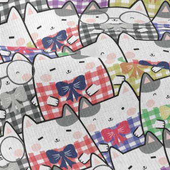 Kitten Check Top Modern Jersey
