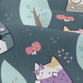 Cat Dating In The Forest Modern Jersey