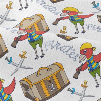 Pirate Parrot And Treasure Che Modern Jersey