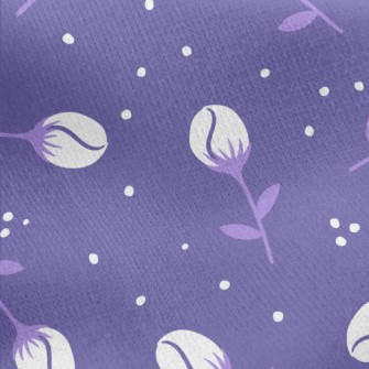 Beautiful Rose Buds Jersey Backed Fleece