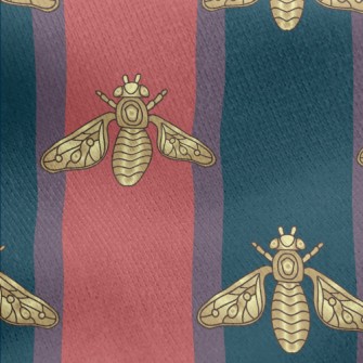 Striped Shiny Moth Jersey Backed Fleece