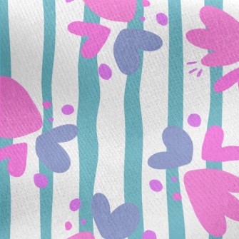 Children&#39;s Love Graffiti Jersey Backed Fleece