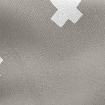 Simple Cross Geometry Jersey Backed Fleece