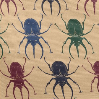 Mighty Colorful Beetle Pongee
