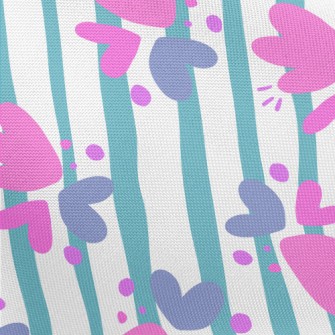 Children&#39;s Love Graffiti Pongee