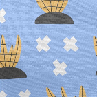 Cross Lines Geometry Pongee