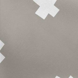 Simple Cross Geometry Pongee