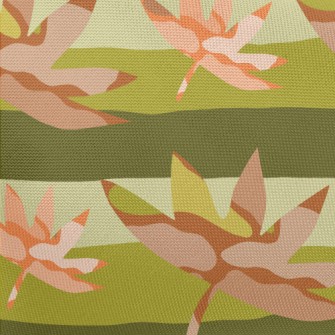 Beautiful Blurred Maple Leaves Pongee