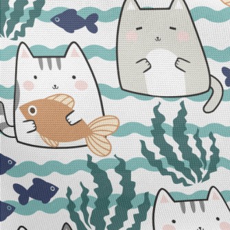 Like Fish And Kittens Pongee