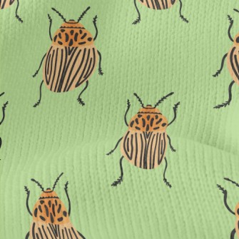 Neatly Arranged Ladybugs Stretch Jersey