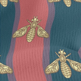 Striped Shiny Moth Stretch Jersey