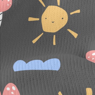 Cute Sun Clouds Stretch Jersey