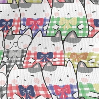Kitten Check Top Stretch Jersey