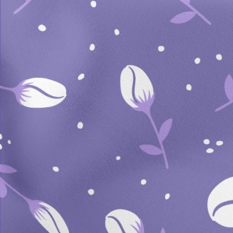 Beautiful Rose Buds Lightweight Cotton Poplin