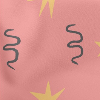 Irregular Stars Lightweight Cotton Poplin