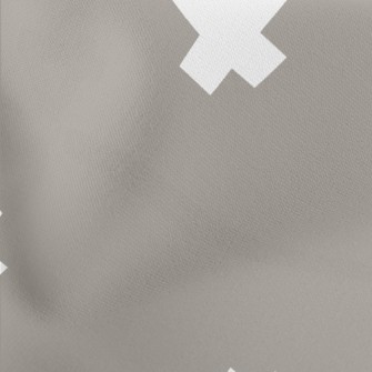 Simple Cross Geometry Lightweight Cotton Poplin