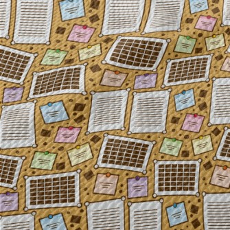 Memo Sticky Note Birdseye Piqué