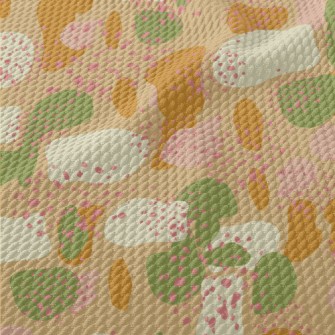 Irregular Color Blocks Birdseye Piqué