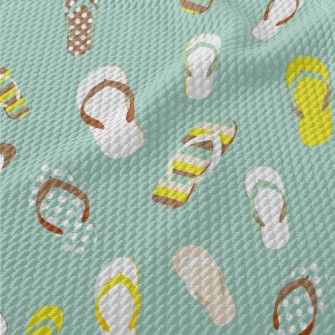 Assorted Beach Slippers Birdseye Piqué