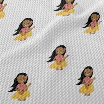 Hawaiian Beach Girls Birdseye Piqué