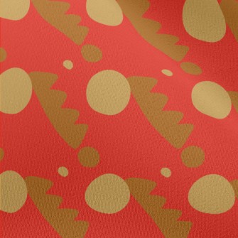 Circular Sawtooth Geometry Chiffon