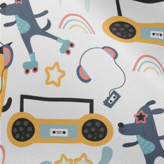 Street Skating Puppy Chiffon