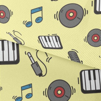 Note Piano Record Waterproof Oxford