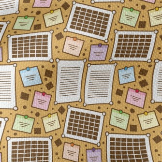 Memo Sticky Note Waterproof Canvas
