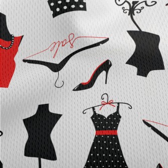 Fashionable And Elegant Dress Athletic Mesh Flat Back