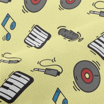 Note Piano Record Performance Linen