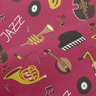 Jazz Music Instruments Performance Linen