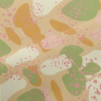 Irregular Color Blocks Performance Linen