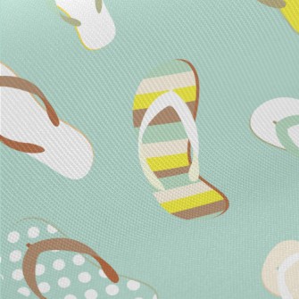 Assorted Beach Slippers Twill