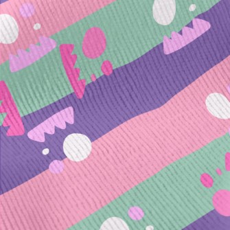 Stripe Zigzag Geometry Standard Corduroy